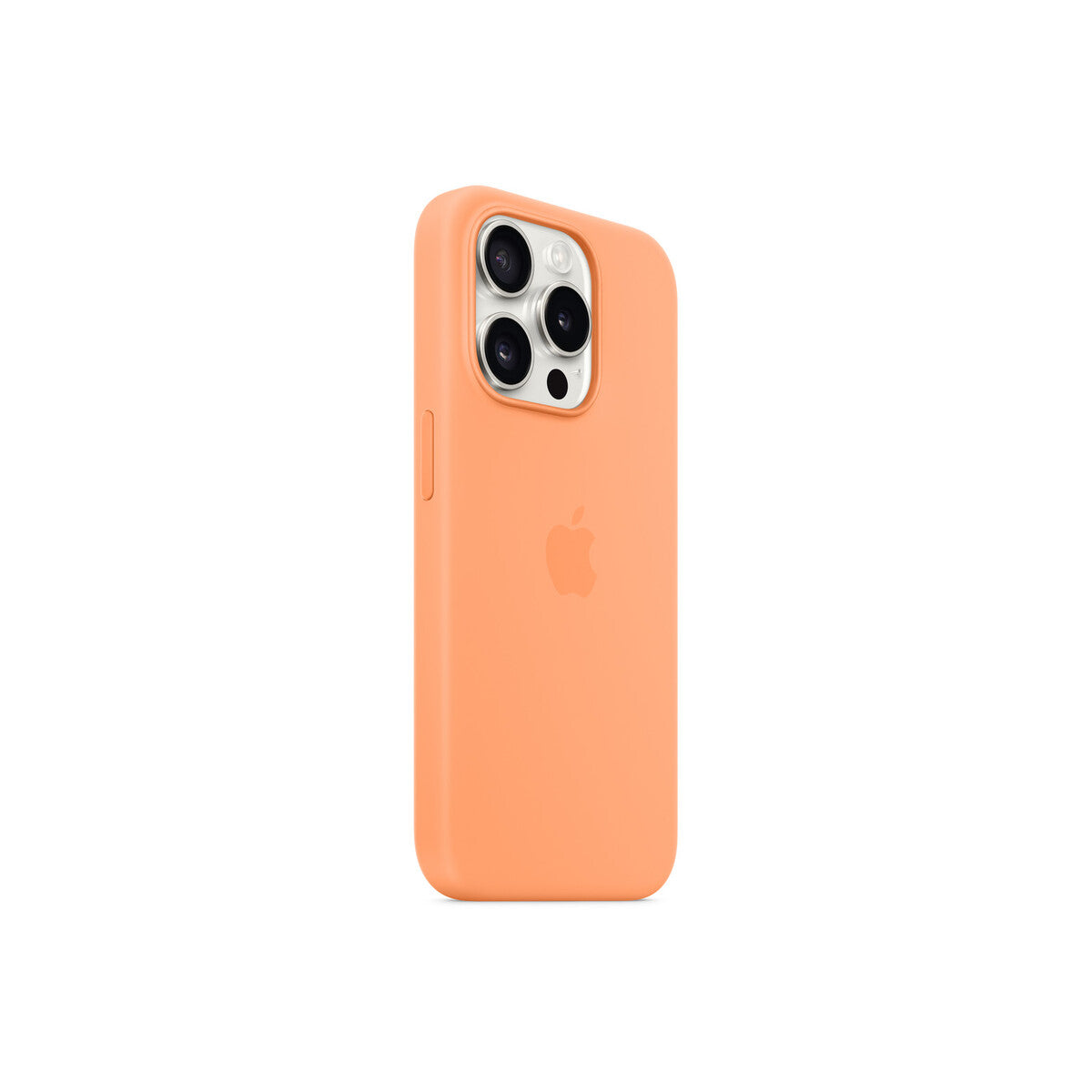 iPhone 15 Pro Silicone Case with MagSafe - Orange Sorbet