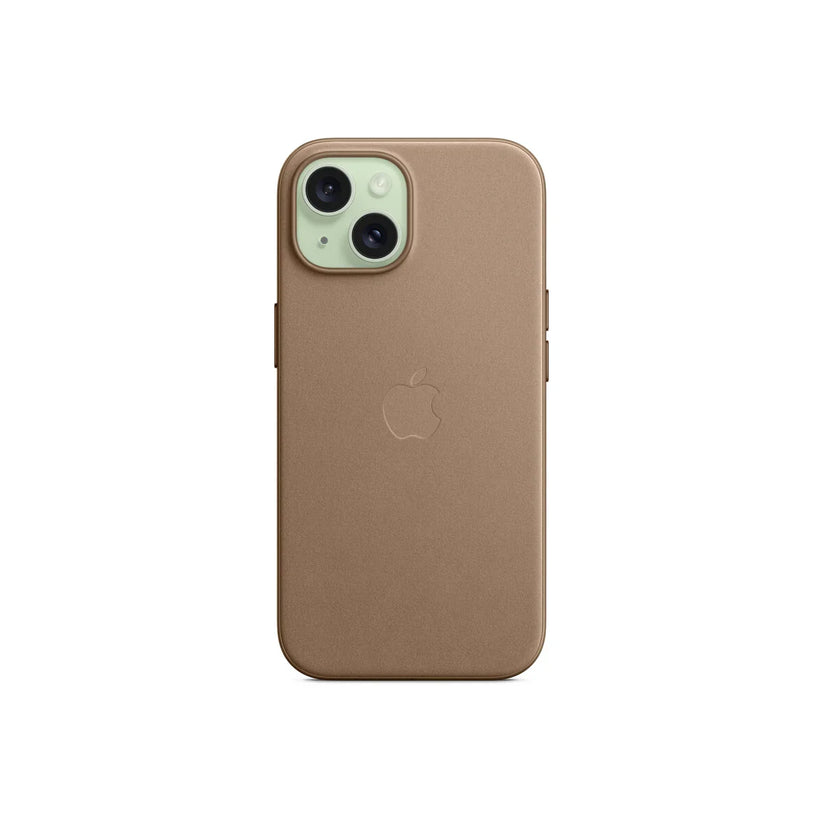 iPhone 15 FineWoven Case with MagSafe - Taupe