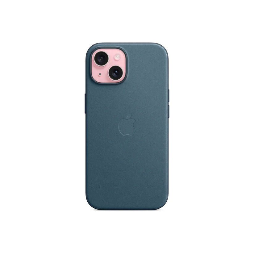 iPhone 15 FineWoven Case with MagSafe - Pacific Blue