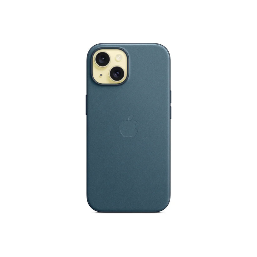 iPhone 15 FineWoven Case with MagSafe - Pacific Blue