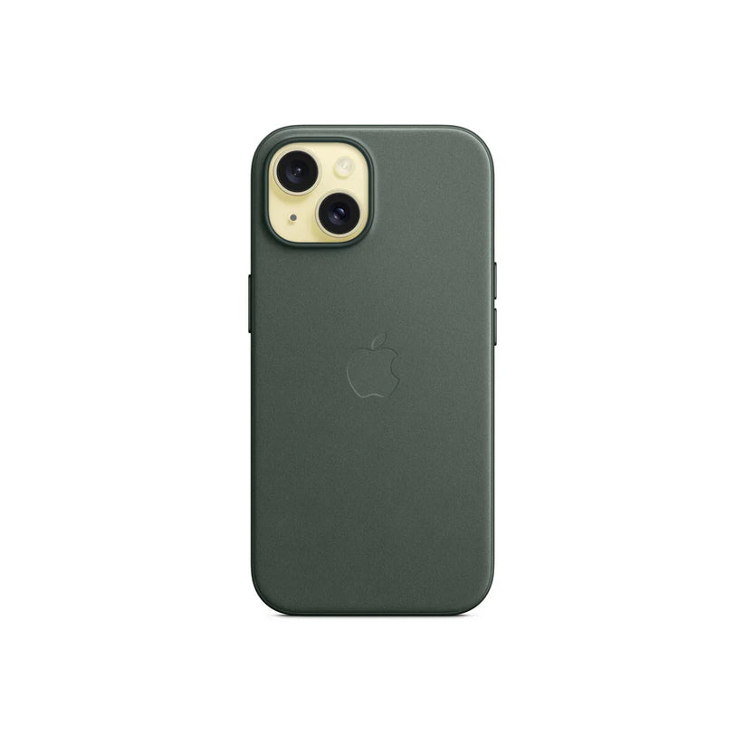 iPhone 15 FineWoven Case with MagSafe - Evergreen