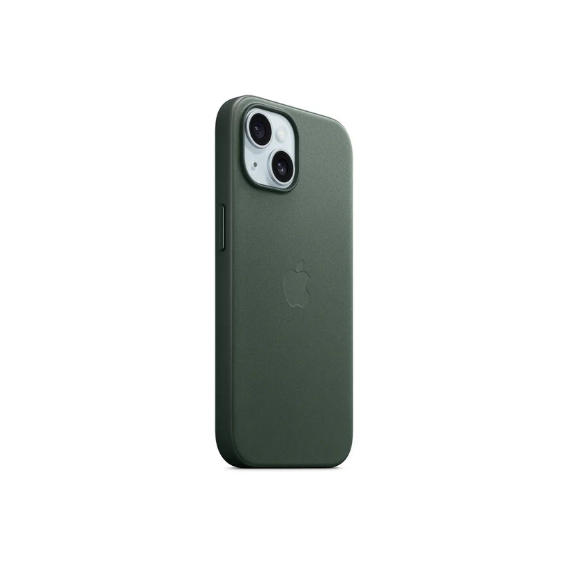 iPhone 15 FineWoven Case with MagSafe - Evergreen
