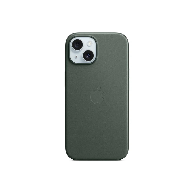 iPhone 15 FineWoven Case with MagSafe - Evergreen