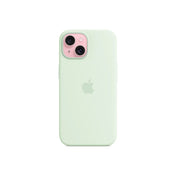 iPhone 15 Silicone Case with MagSafe - Soft Mint