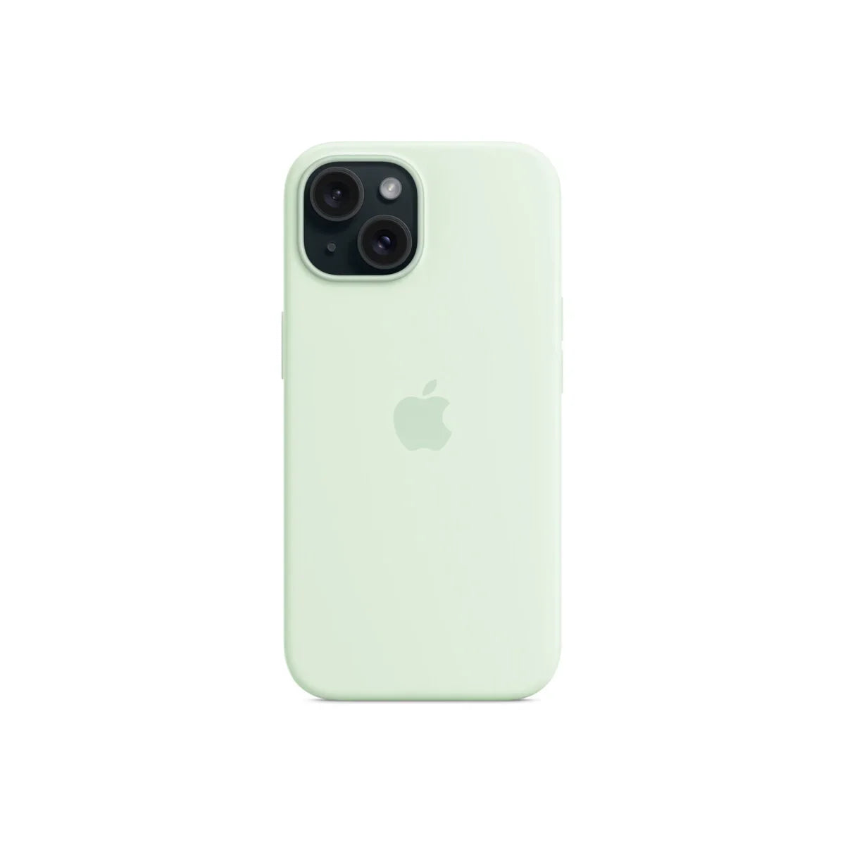 iPhone 15 Silicone Case with MagSafe - Soft Mint