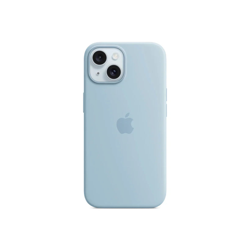 iPhone 15 Silicone Case with MagSafe - Light Blue