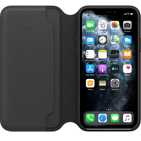 Apple iPhone 11 Pro Leather Folio - Black
