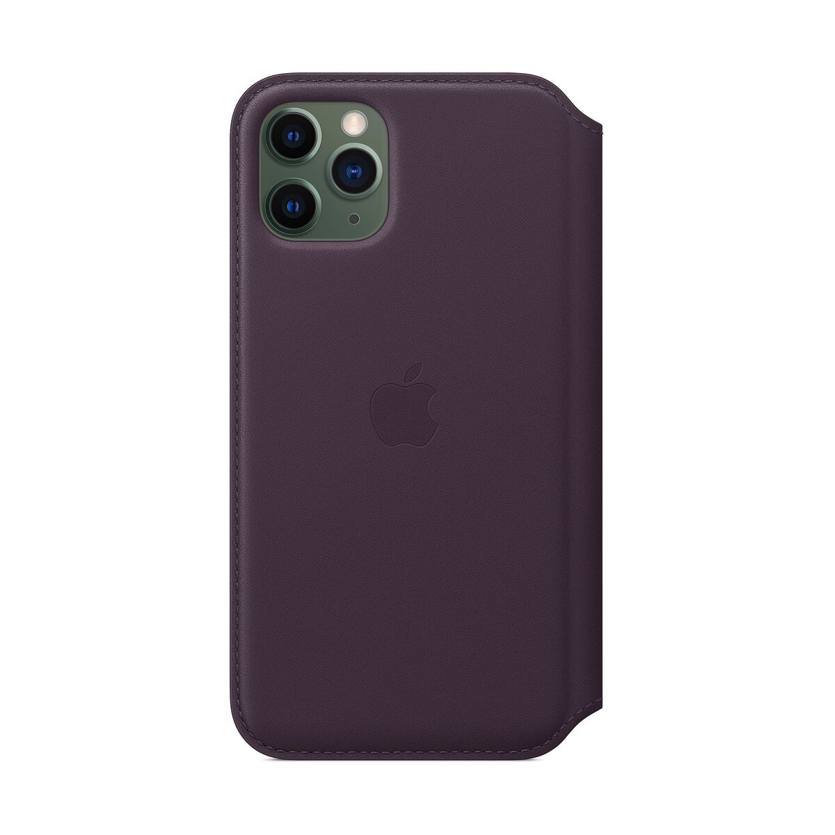 Apple iPhone 11 Pro Leather Folio - Aubergine