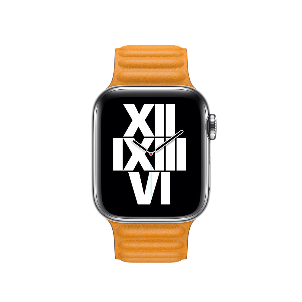 Apple Watch 41mm Leather Link Golden Brown (S/M)
