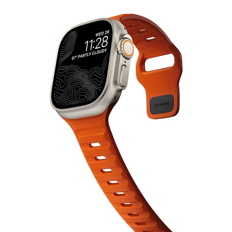 Nomad Sport Strap M/L, orange - AW 49/45/44/42 mm