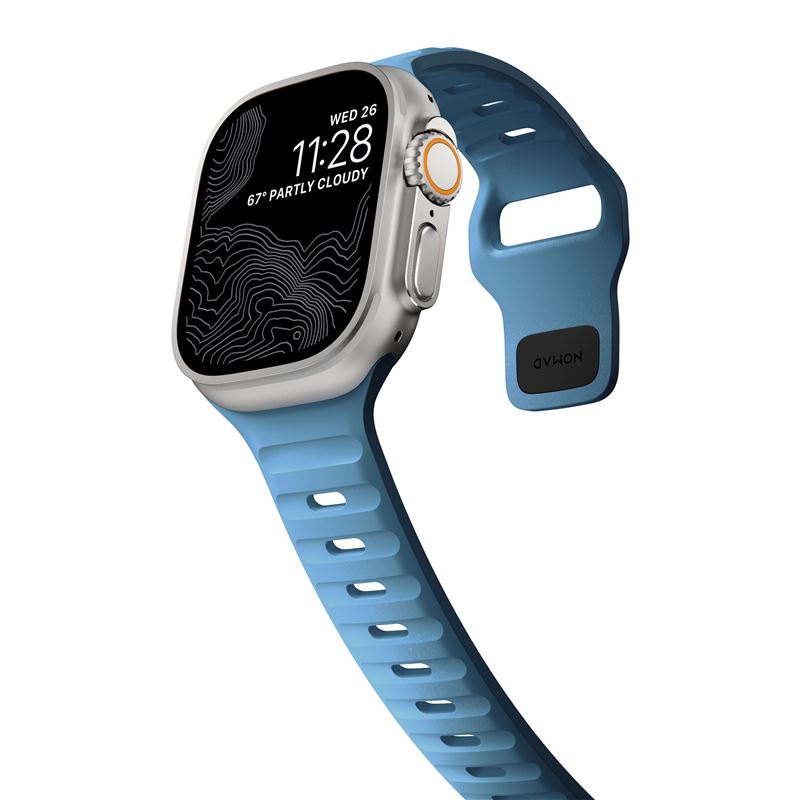 Nomad Sport Strap M/L, black - Apple Watch Ultra (49mm) 8/7 (45mm)/6/SE/5/4 (44mm)/3/2/1 (42mm)