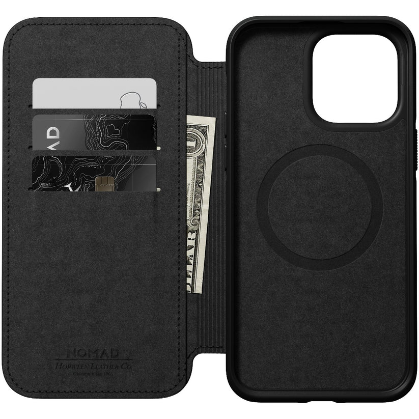 Nomad Leather MS Folio, brown - iPhone 14 Pro Max