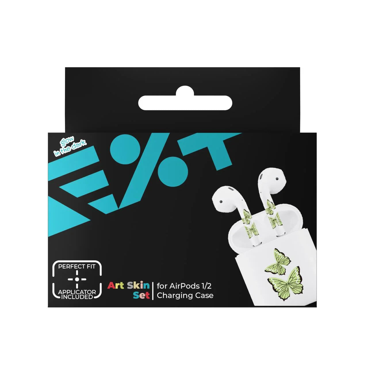 Skin NEXT ONE pentru AirPods - Fluture fosforescent