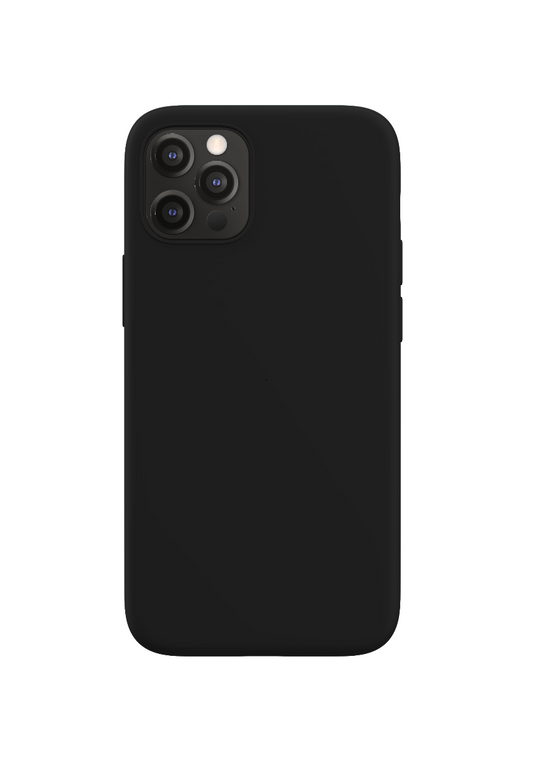 Black Silicone Case | iPhone 12/12 Pro MagSafe compatible