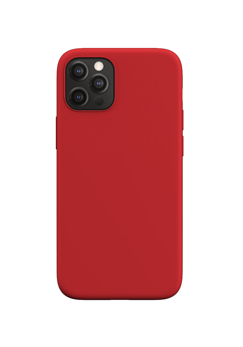 Red Silicone Case | iPhone 12 Pro Max MagSafe compatible