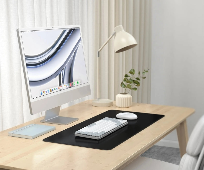 Satechi Vegan-Leather Premium Desk Mat - Black