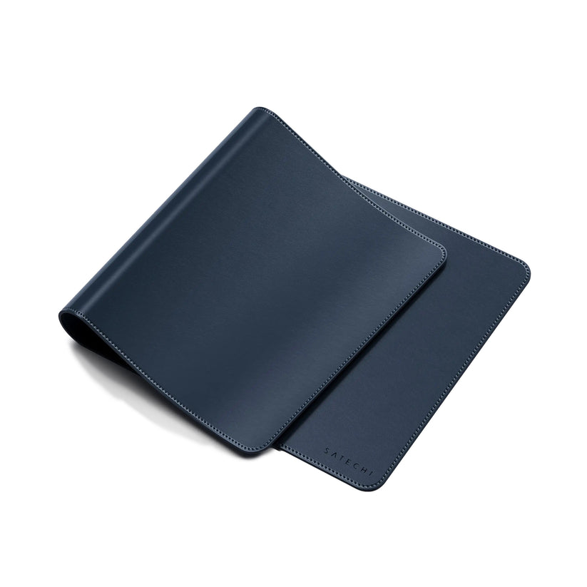 Satechi Vegan-Leather Premium Desk Mat - Blue