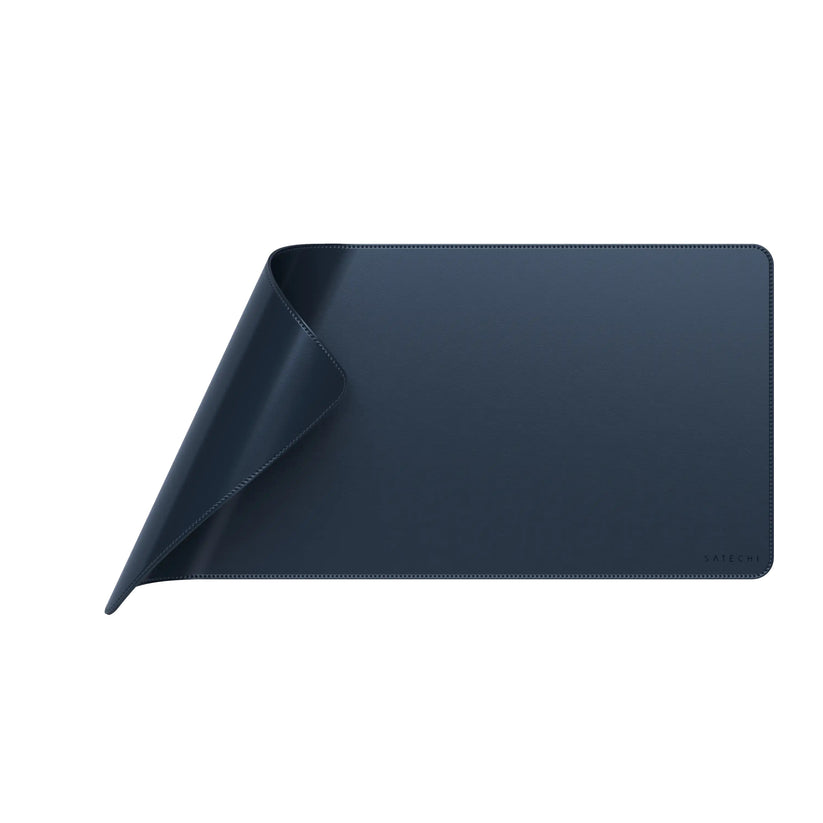 Satechi Vegan-Leather Premium Desk Mat - Blue