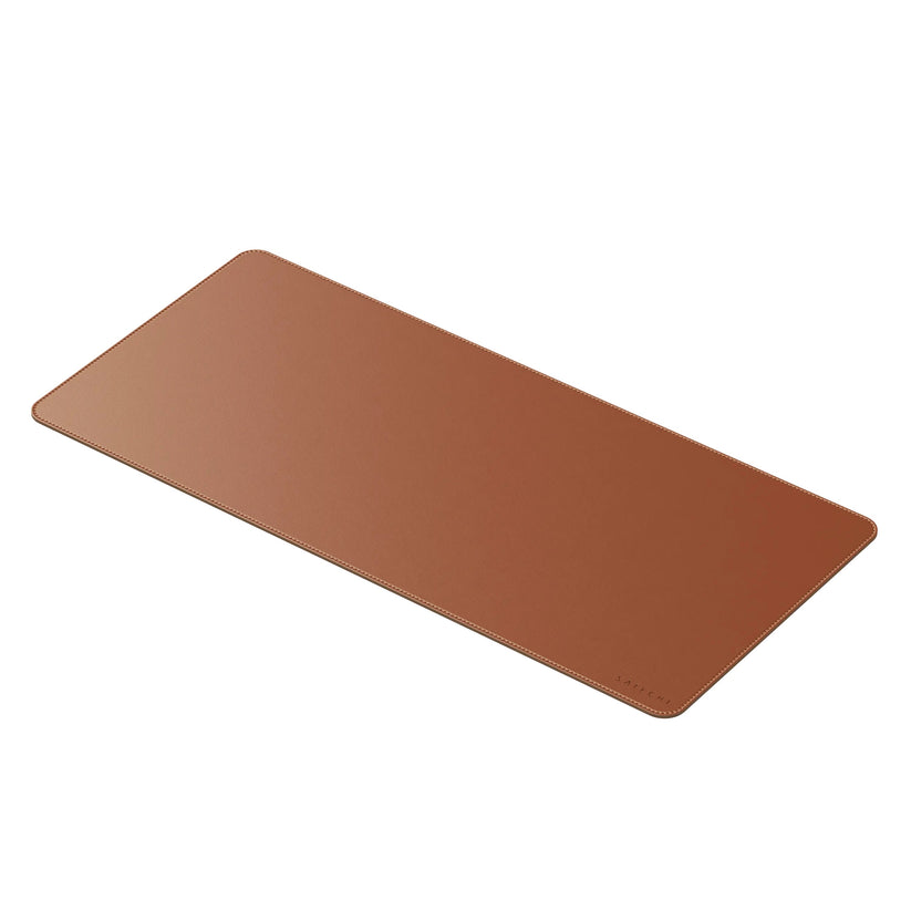 Satechi Vegan-Leather Premium Desk Mat - Brown
