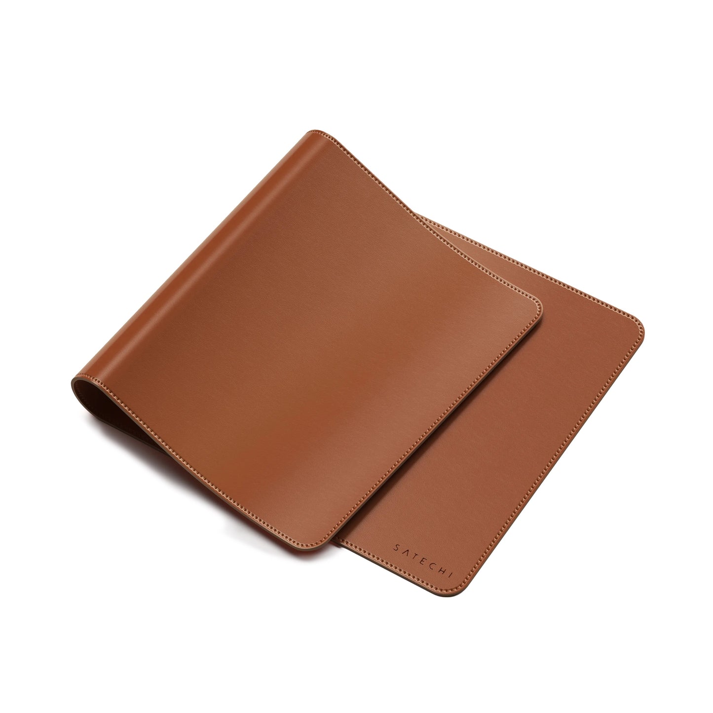 Satechi Vegan-Leather Premium Desk Mat - Brown