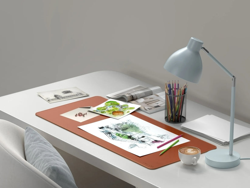 Satechi Vegan-Leather Premium Desk Mat - Brown