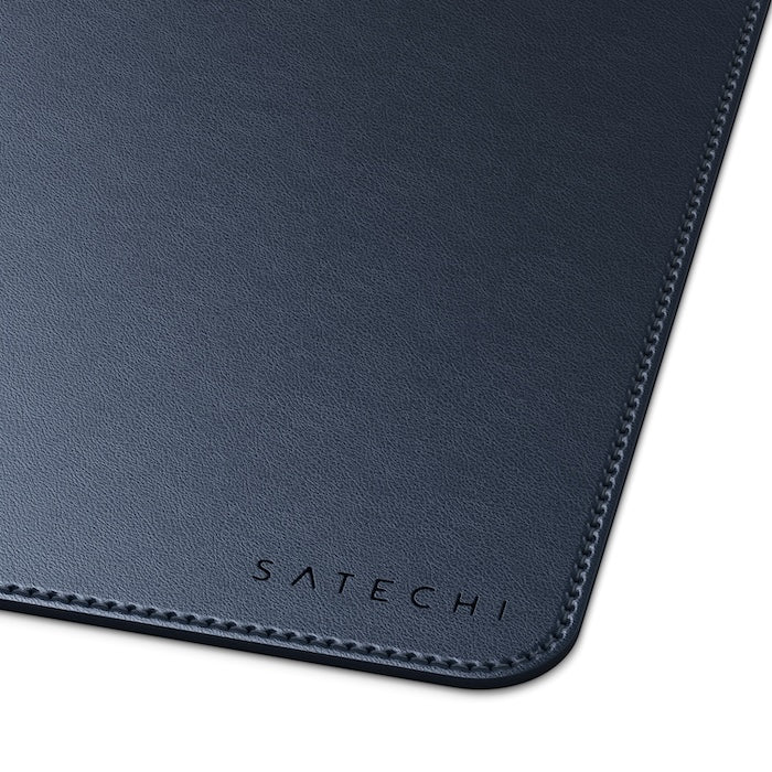 Satechi Vegan-Leather Premium Desk Mat - Blue