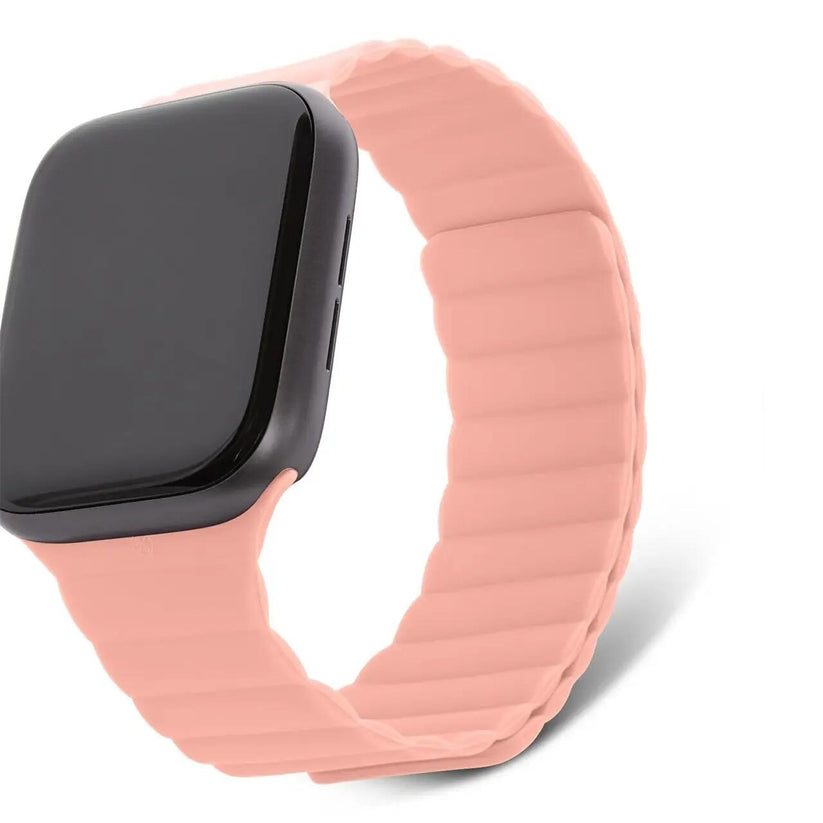 Silicone Magnetic Traction Strap - 38mm / 40mm / 41mm | Peach Pearl