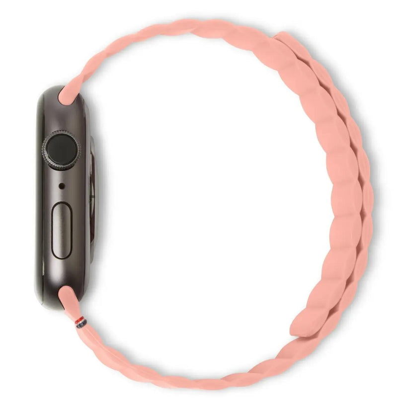 Silicone Magnetic Traction Strap - 38mm / 40mm / 41mm | Peach Pearl