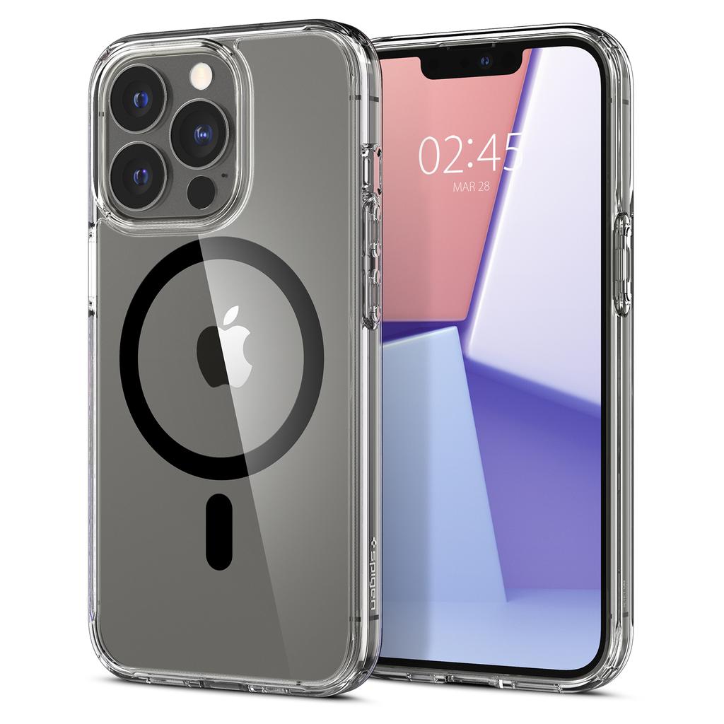 Spigen Crystal Hybrid Mag, black - iPhone 13 Pro