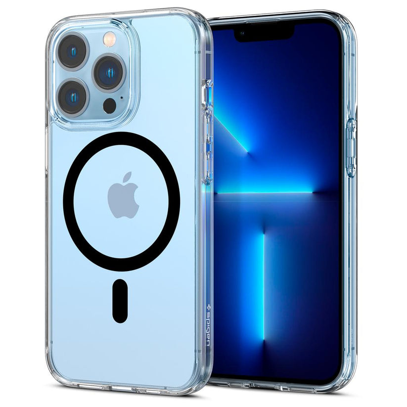 Spigen Crystal Hybrid Mag, black - iPhone 13 Pro