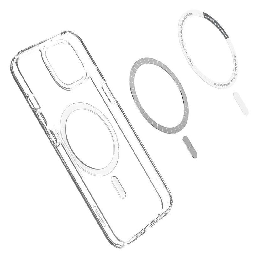 Spigen Crystal Hybrid Mag, black - iPhone 13 Pro