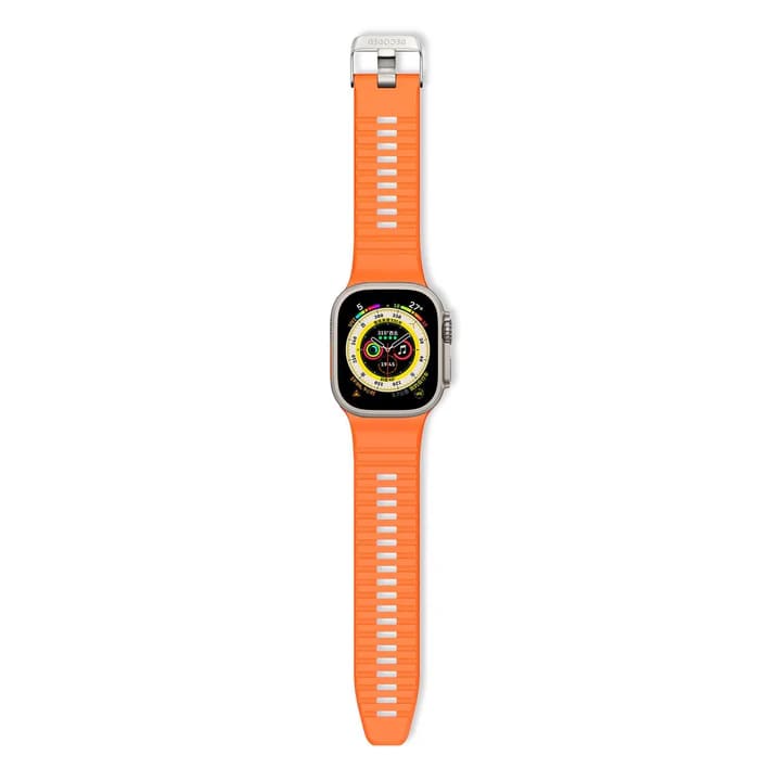 DECODED SILICONE TRACTION LOOP STRAP LITE Ð APPLE WATCH 42/44/45/49MM Ð APRICOT