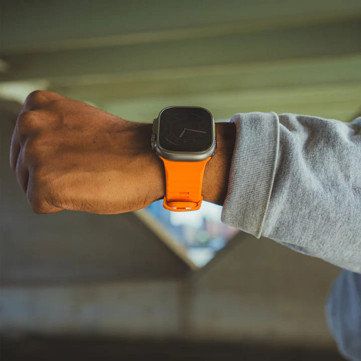 DECODED SILICONE TRACTION LOOP STRAP LITE Ð APPLE WATCH 42/44/45/49MM Ð APRICOT