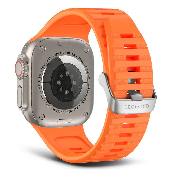 DECODED SILICONE TRACTION LOOP STRAP LITE Ð APPLE WATCH 42/44/45/49MM Ð APRICOT