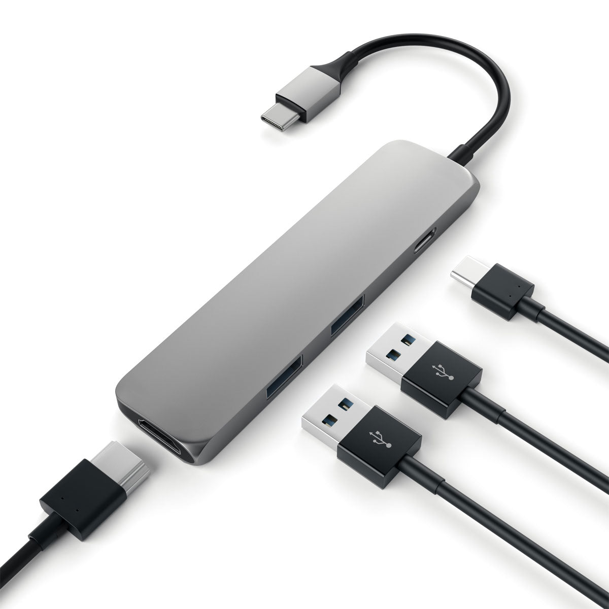 SATECHI Slim Type-c Multi Adap Space Gray