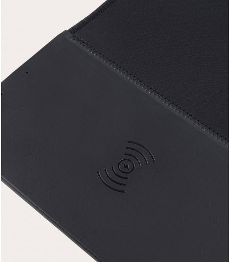 Mousepad Tucano cu incarcator wireless integrat, Negru