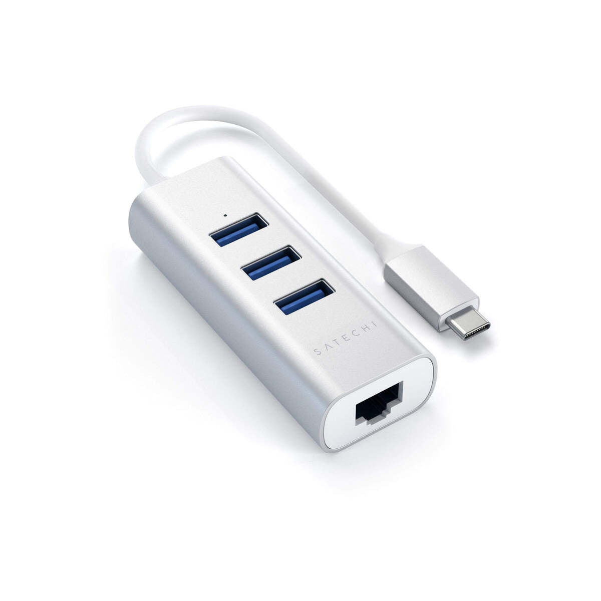 Satechi TYPE-C 2-in-1 3 Port USB 30 Hub & Ethernet - Silver