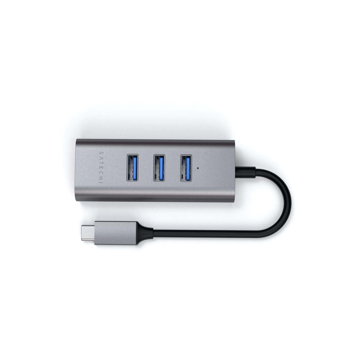 Satechi TYPE-C 2-in-1 3 Port USB 30 Hub & Ethernet - Space Gray