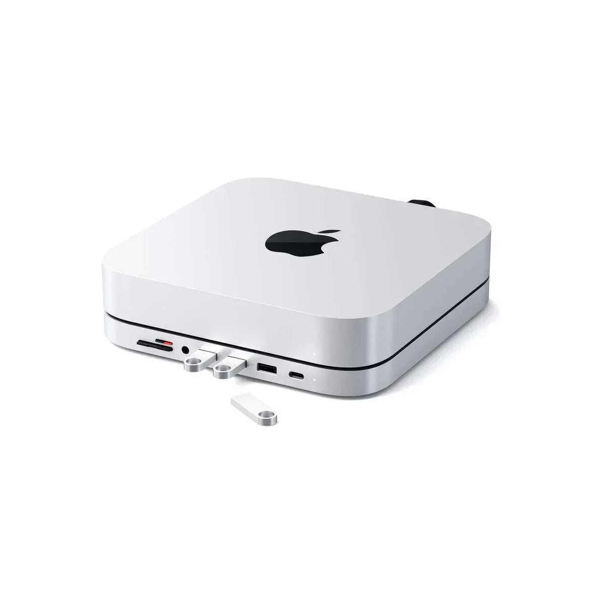 Satechi Aluminium Type-C Stand and Hub for Mac Mini - Silver