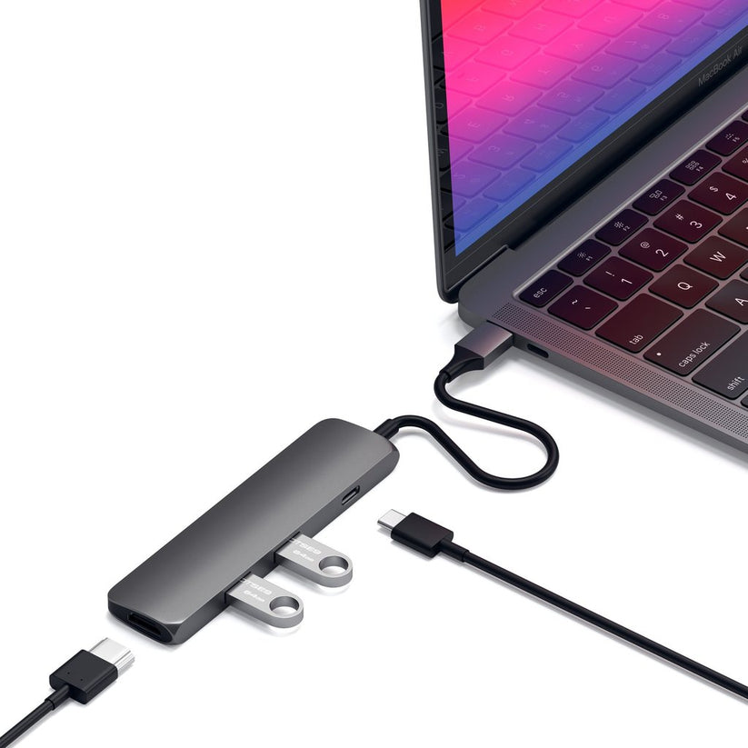 SATECHI Slim Type-c Multi Adap Space Gray