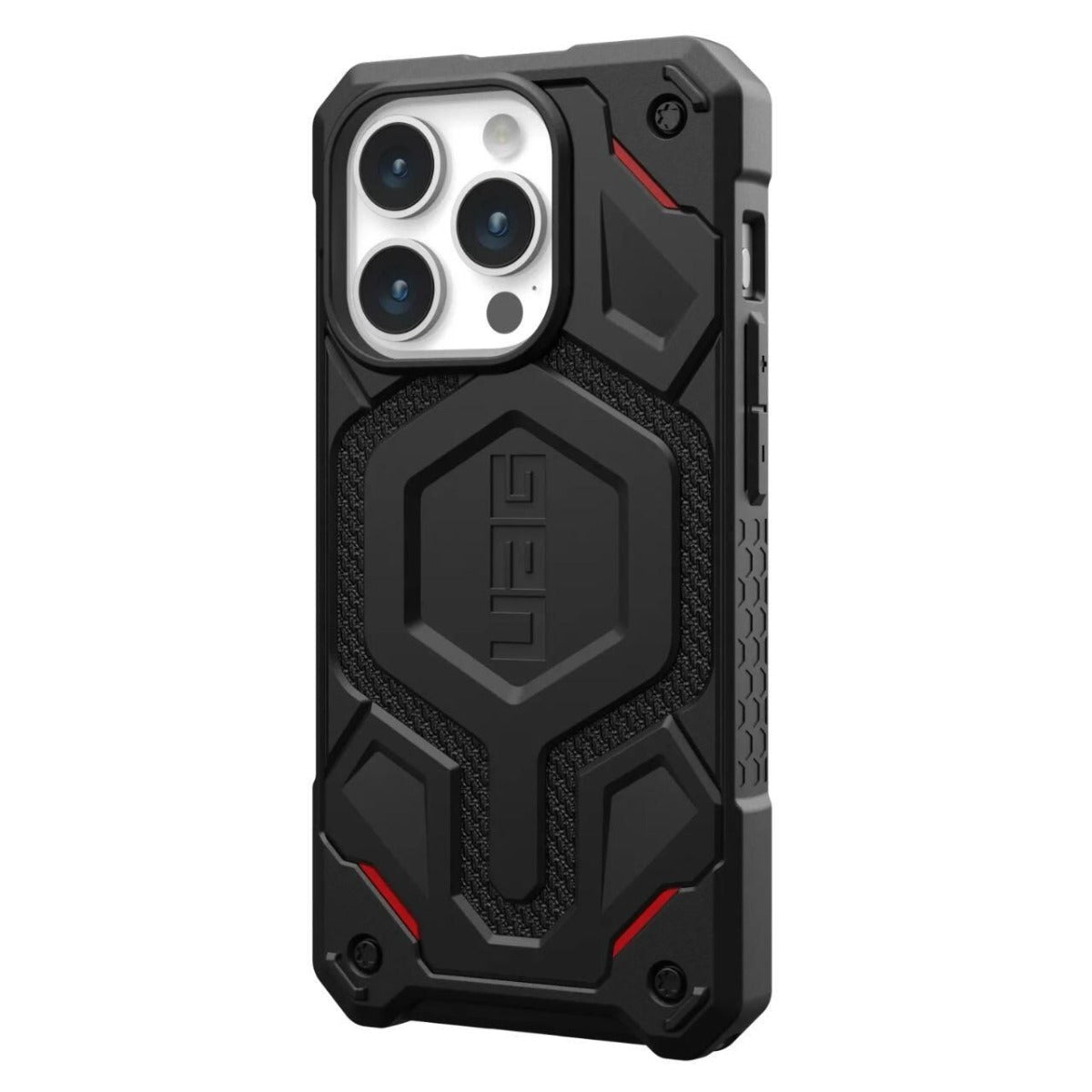 "UAG Monarch Pro MagSafe, kevlar black - iPhone 15 Pro"
