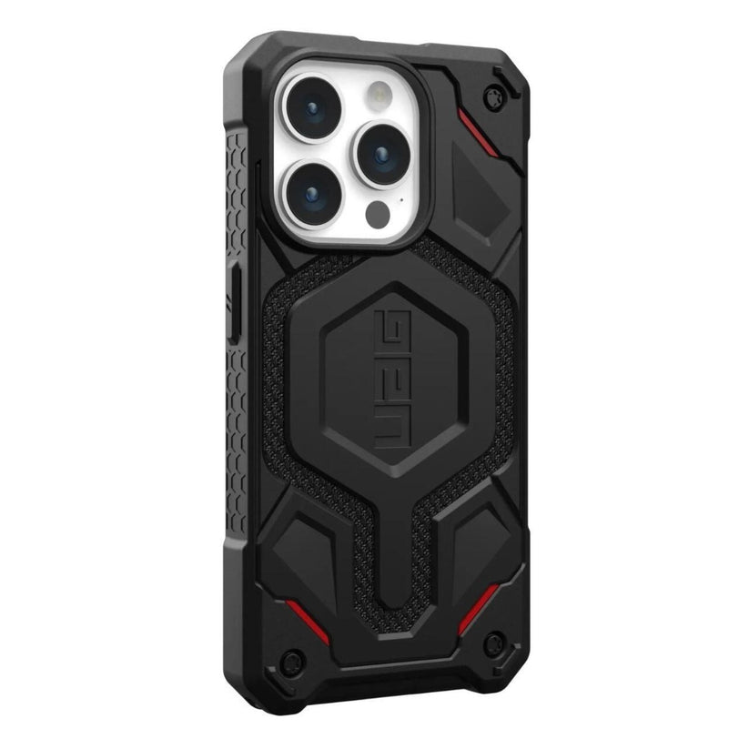 "UAG Monarch Pro MagSafe, kevlar black - iPhone 15 Pro"