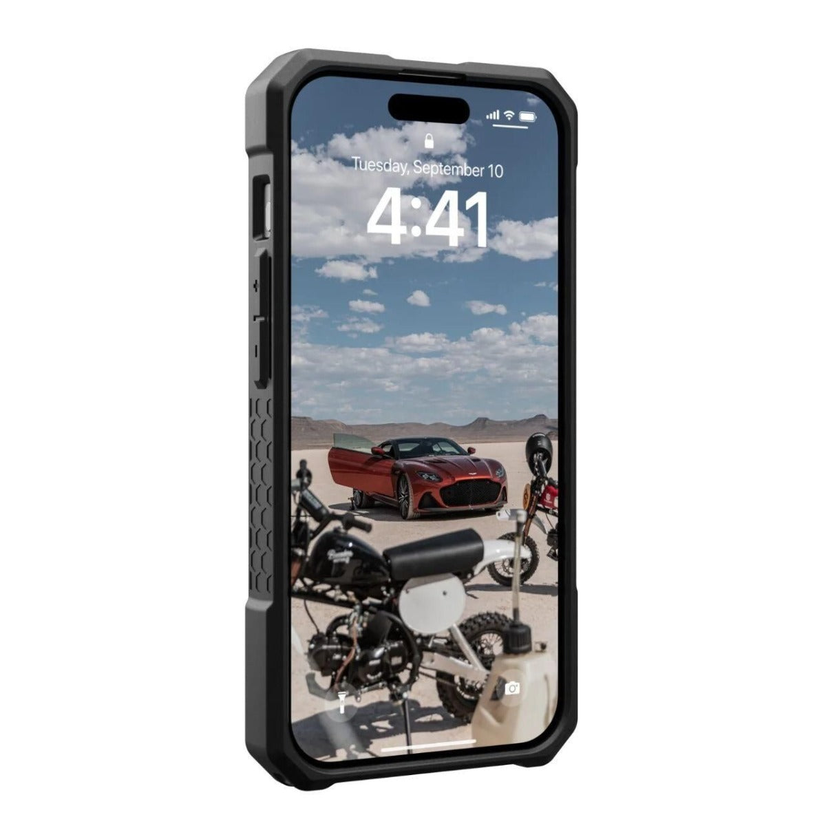 "UAG Monarch Pro MagSafe, kevlar black - iPhone 15 Pro"