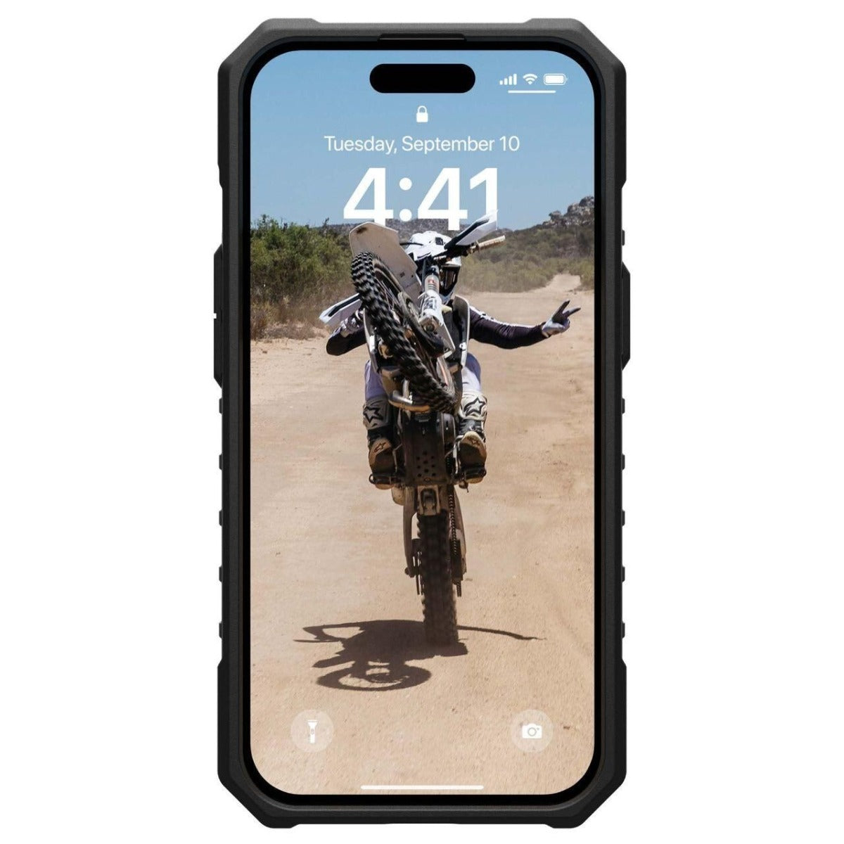 "UAG Pathfinder MagSafe, black - iPhone 15"
