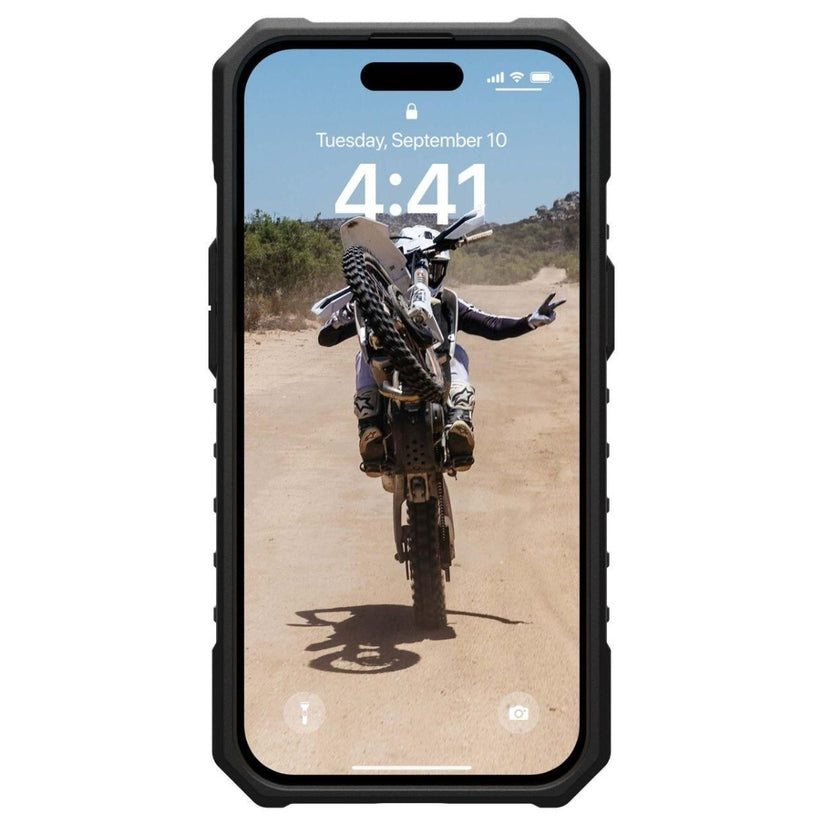 "UAG Pathfinder MagSafe, black - iPhone 15"