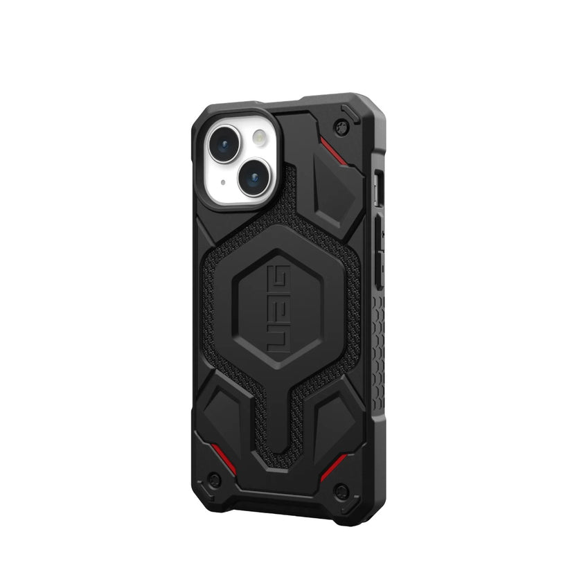 "UAG Monarch Pro MagSafe, kevlar black - iPhone 15"