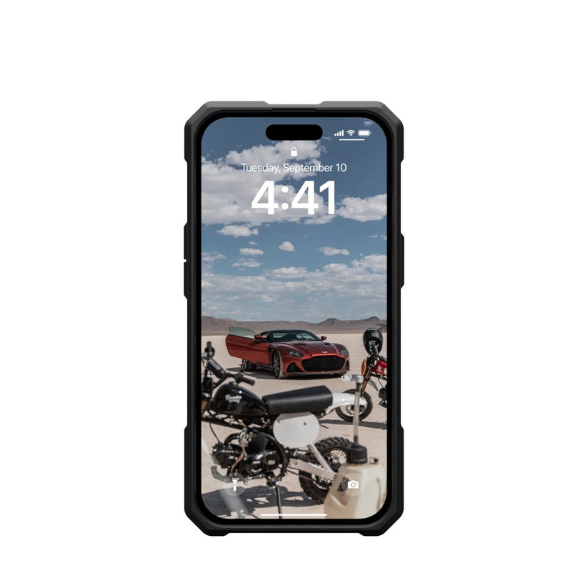"UAG Monarch Pro MagSafe, kevlar black - iPhone 15"