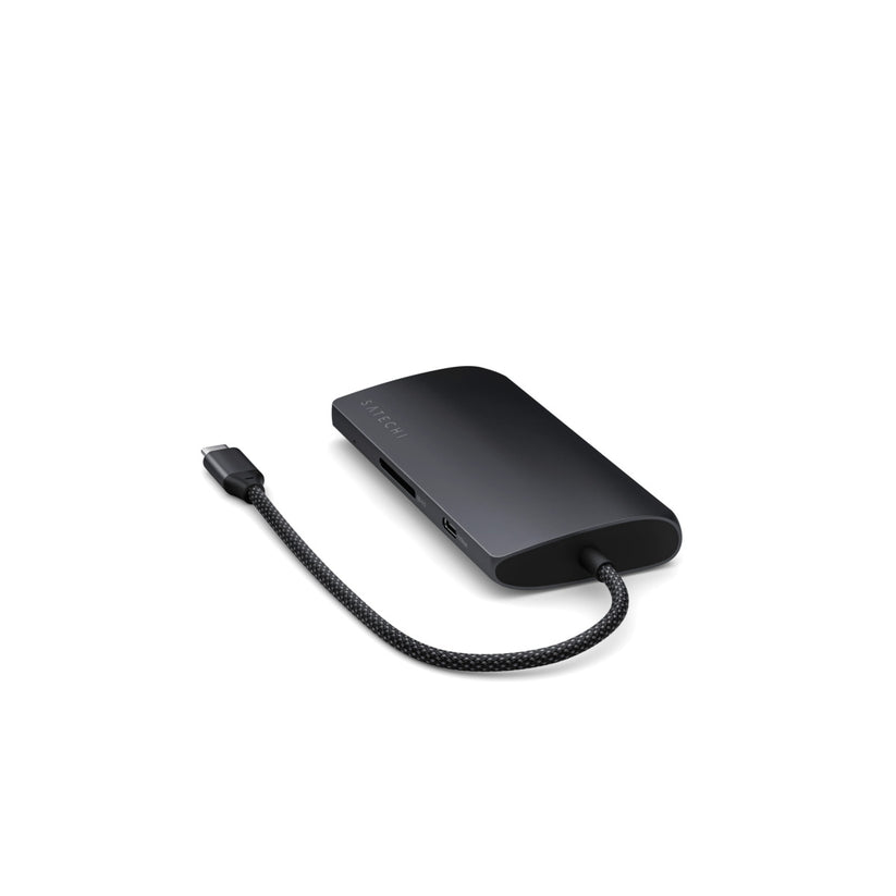 Satechi USB-C MultiPort Adapter 8K with Ethernet V3 - Midnight