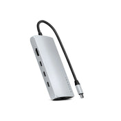 Satechi USB-C MultiPort Adapter 8K with Ethernet V3 - Silver