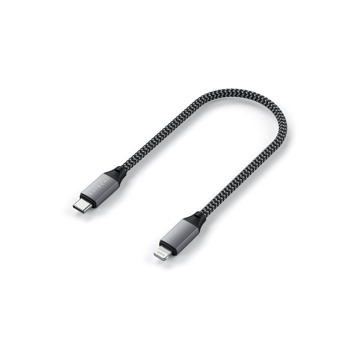 Satechi USB-C to Lightning Short Cable 25cm - Space Gray